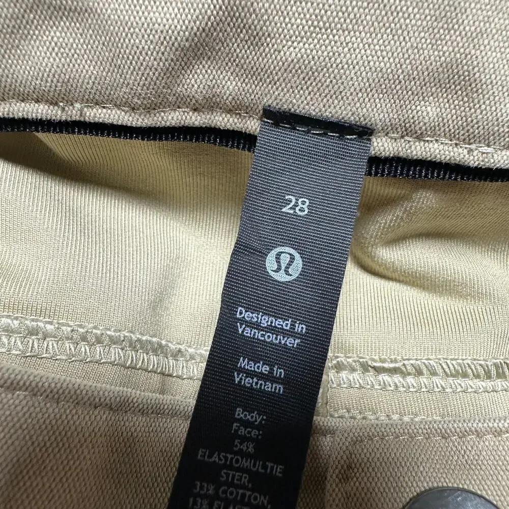 Lululemon ABC Slim-Fit Pant Utilitech Trench Men's 28 x 32 Excellent Condition